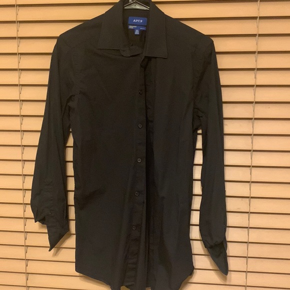 apt 9 black dress shirt Red Apt. 9 Soft Touch Flannel Shirt (2000s)  Ragstock